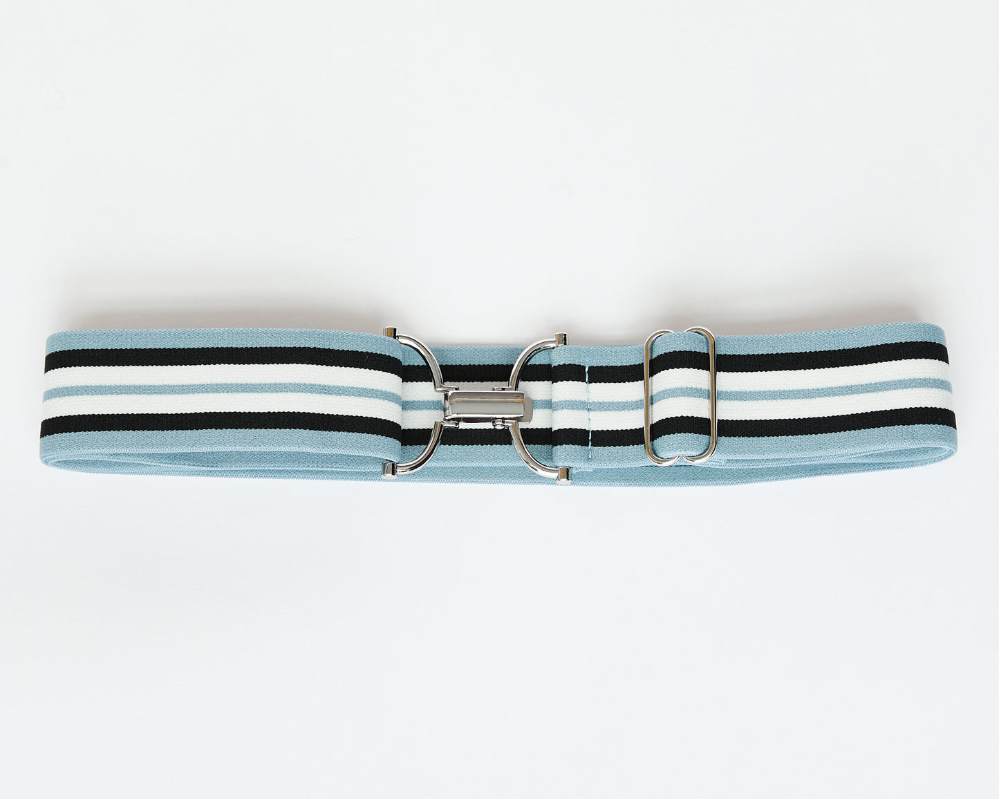 D-ring Clip Belt - Silver Hardware