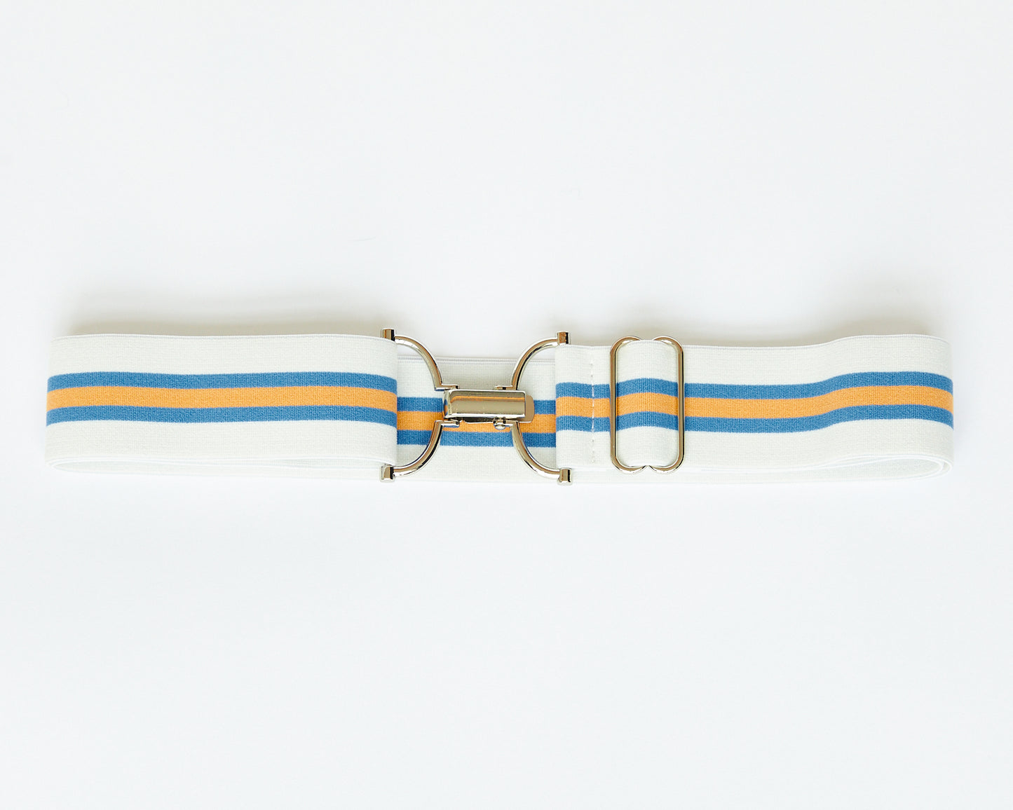 D-ring Clip Belt - Silver Hardware