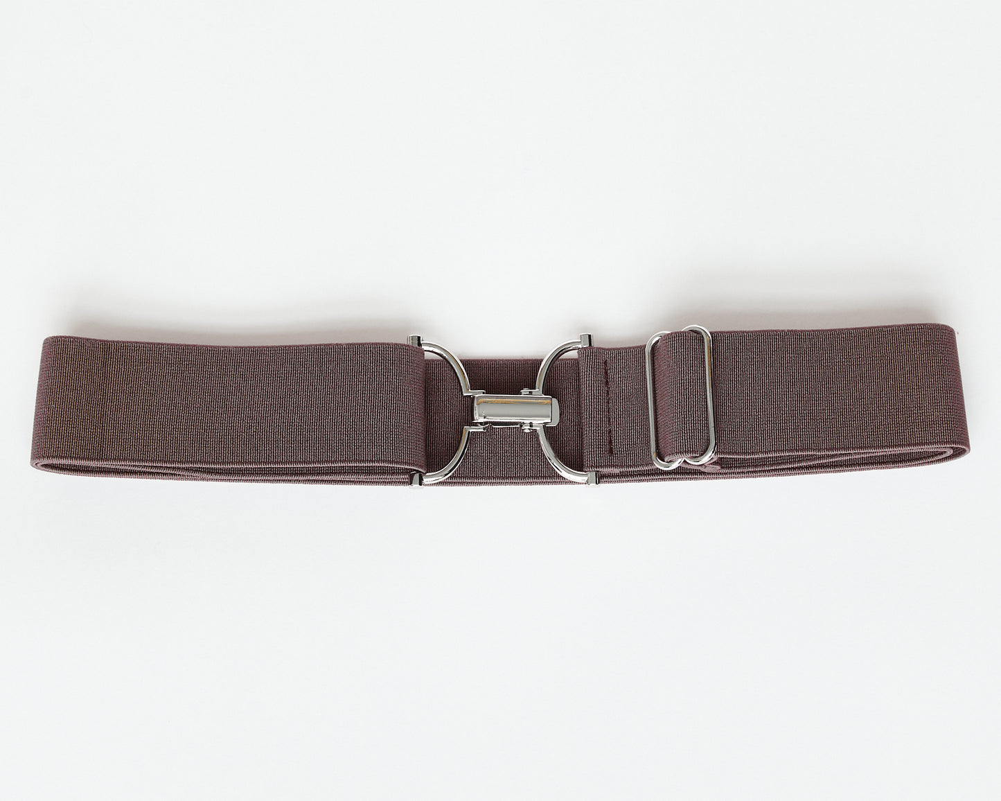 D-ring Clip Belt - Silver Hardware