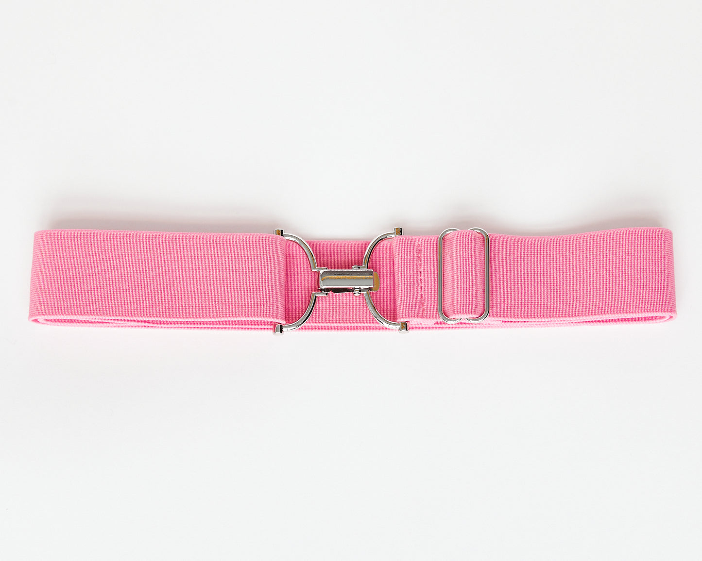 D-ring Clip Belt - Silver Hardware