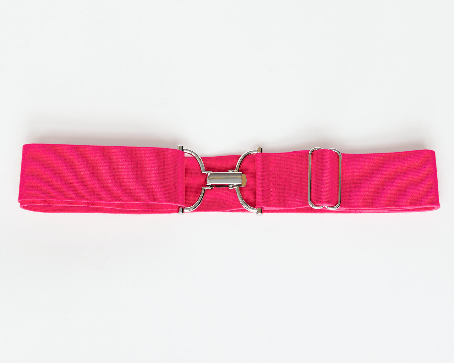 D-ring Clip Belt - Silver Hardware