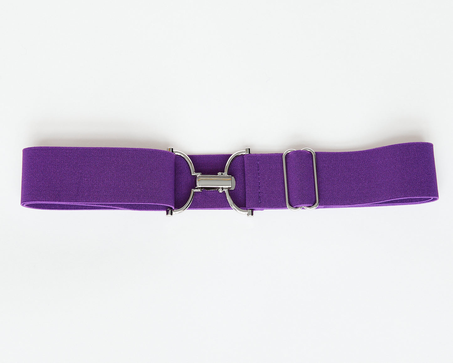 D-ring Clip Belt - Silver Hardware